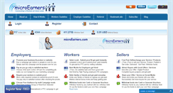 Desktop Screenshot of microearners.com